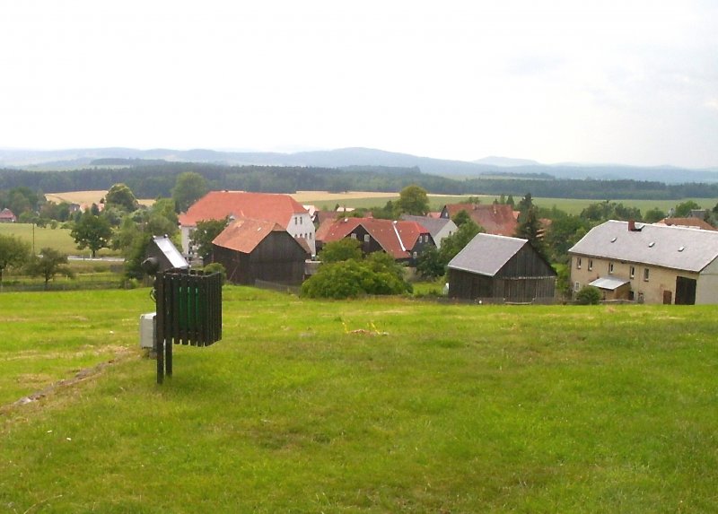 Blick auf Kottmarsdorf, 2004 - Lausitzer Bergland