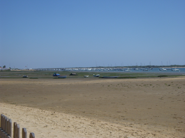 Blick auf den Strand von Conil in Richtung Osten