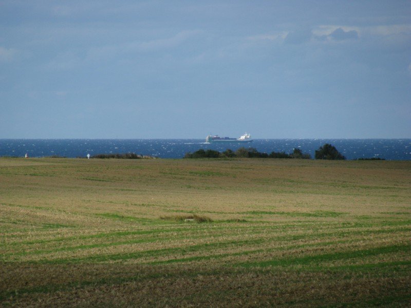 Blick von Boltenhagen/Steinbeck ber die Lbecker Bucht, 13.09.2008
