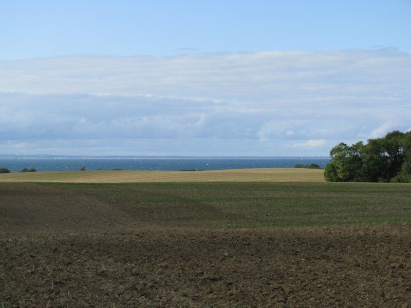 Blick von Boltenhagen/Steinbeck ber die Lbecker Bucht nach Neustadt in Schleswig-Holstein, 13.09.2008
