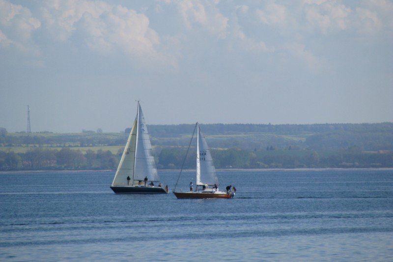 Blick von Boltenhagen/Tarnewitz, Weie Wiek ber die Wohlenberger Wiek, 03.05.2008
