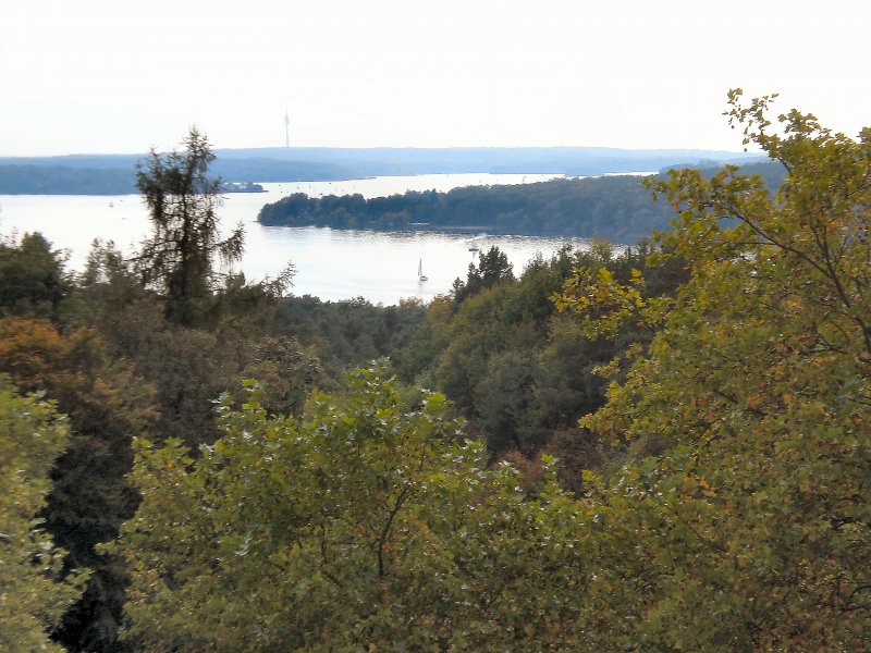 Blick vom Grunewaldturm zum Wannsee, Oktober 2007