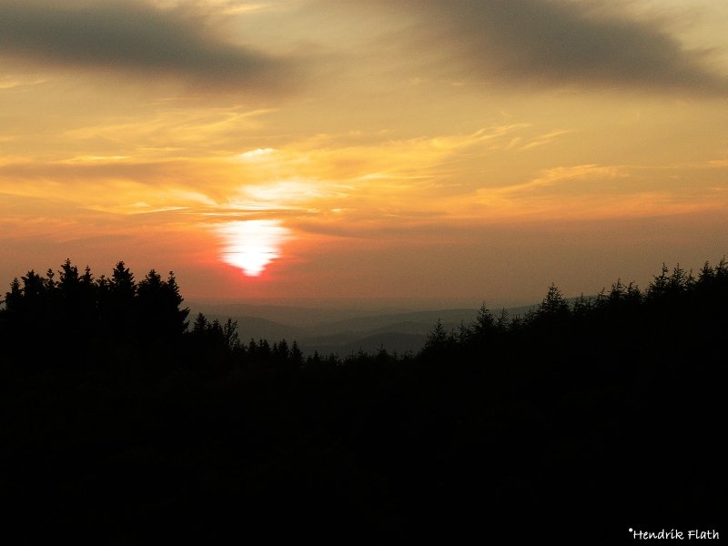 Blick in Richtung Schwarzenberg; Aufgenommen am 21.06.2008 vom Oberbecken des PSW-Markersbach