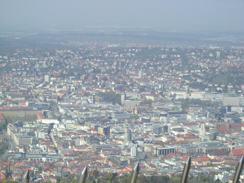 Blick vom Stuttgarter Fernsehturm