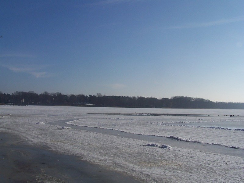 Blick ber den Scharmtzelsee im Winter Aufgenommen am 5.2.09