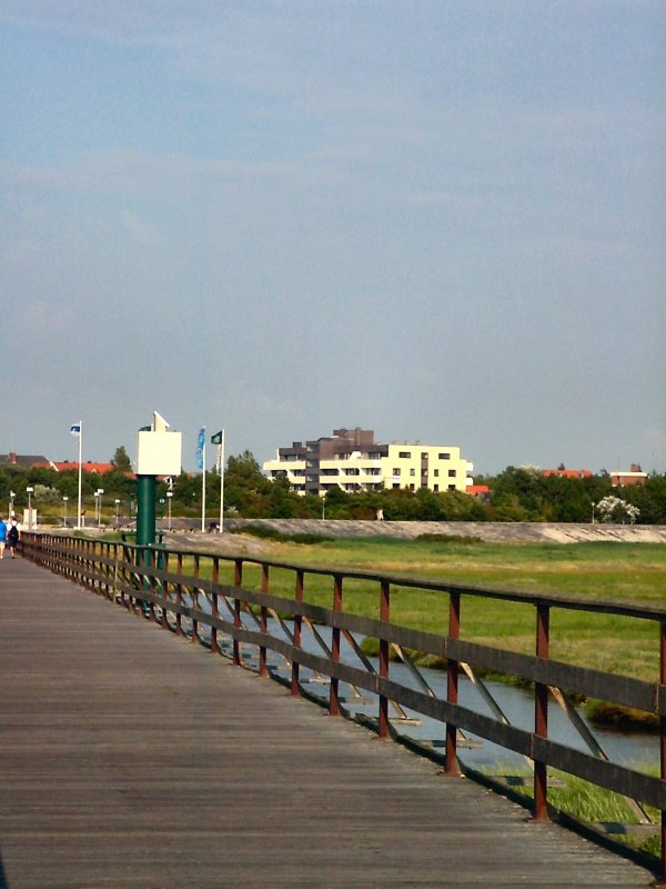 Blick zum Ortsteil bad von St. Peter-ording, 2003