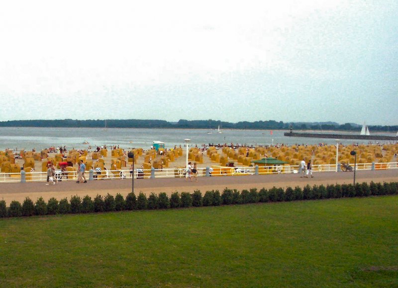 Blick zum Strand von Travemnde, 2004