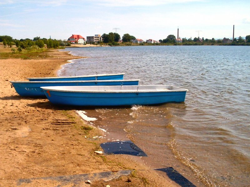 Boote am Olbersdorfer See, 2005