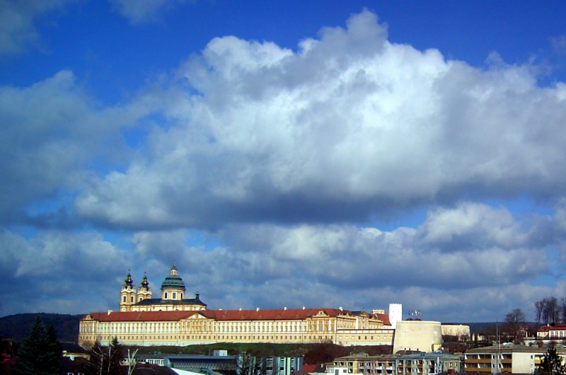 Das Kloster Melk an der Donau am 15.03.2008