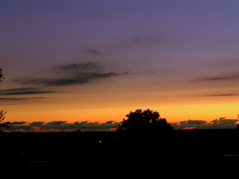 Das letzte Tageslicht in Timmel am 28.06.2006