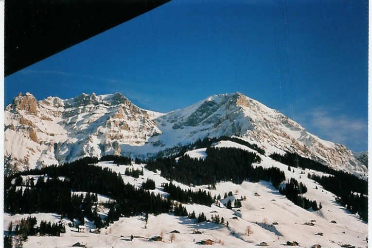 Das Lohner-Massiv bei Adelboden im Winter