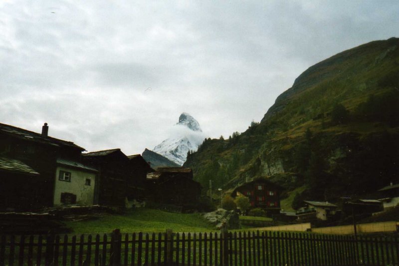 Das Matterhorn bei Zermatt im Jahre 1994