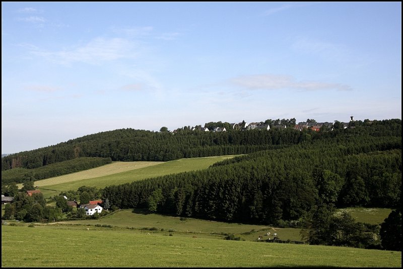 Das Sauerland. Aufgenommen bei Ldenscheid. (14.06.2009)