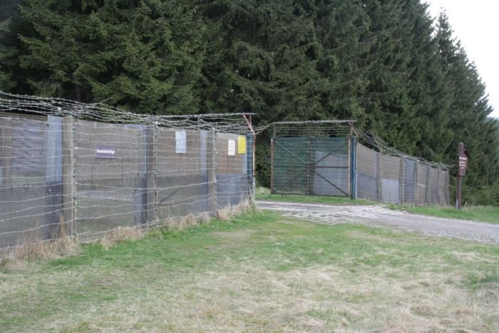Der 500-Meter-Zaun am Grenzmuseum bei Sorge.