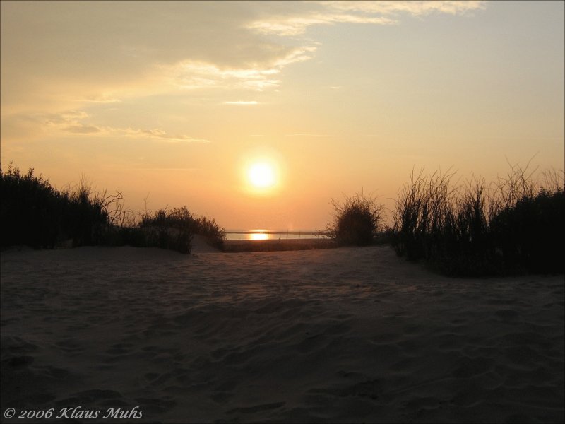 Der Abend des 17.08.2006 auf Borkum.