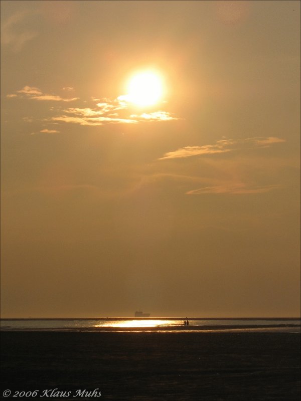 Der Abend des 17.08.2006 auf Borkum.