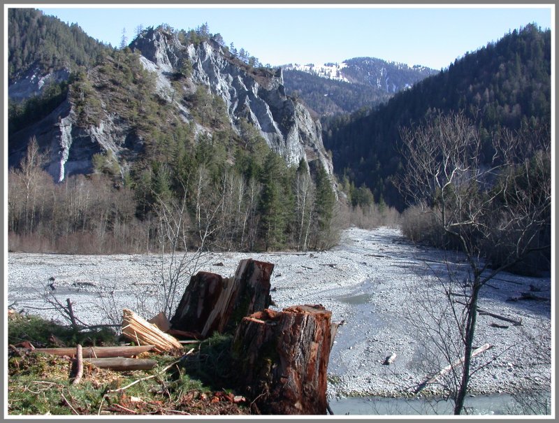 Der Eingang zum Safiental. (04.03.2007)