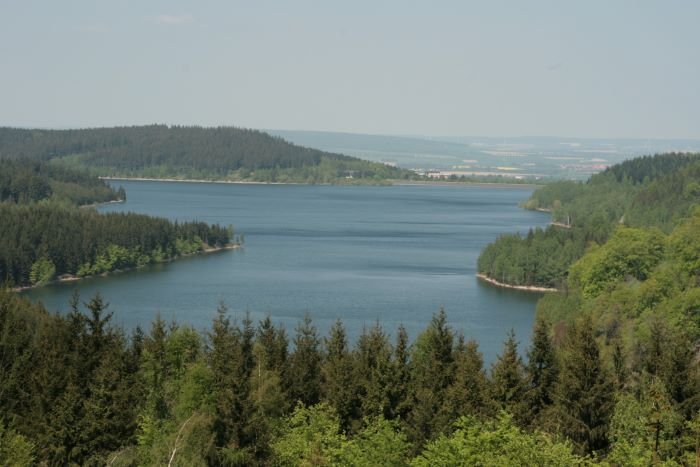 Der Granestausee bei Goslar wurde zwischen 1966 und 1969 gebaut. Sein Fassungsvermgen betrgt 64,4 mio m.