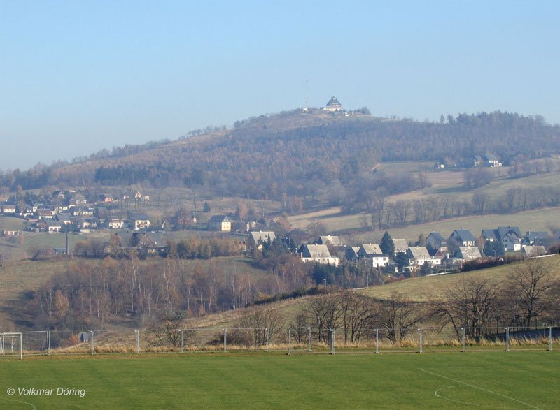 Der Schwartenberg (787 m) bei Kurort Seiffen / Erzgebirge - 30.10.2005
