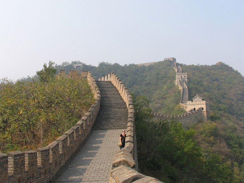 Die Chinesische Mauer (萬里長城 / 万里长城) am 24-9-2009.