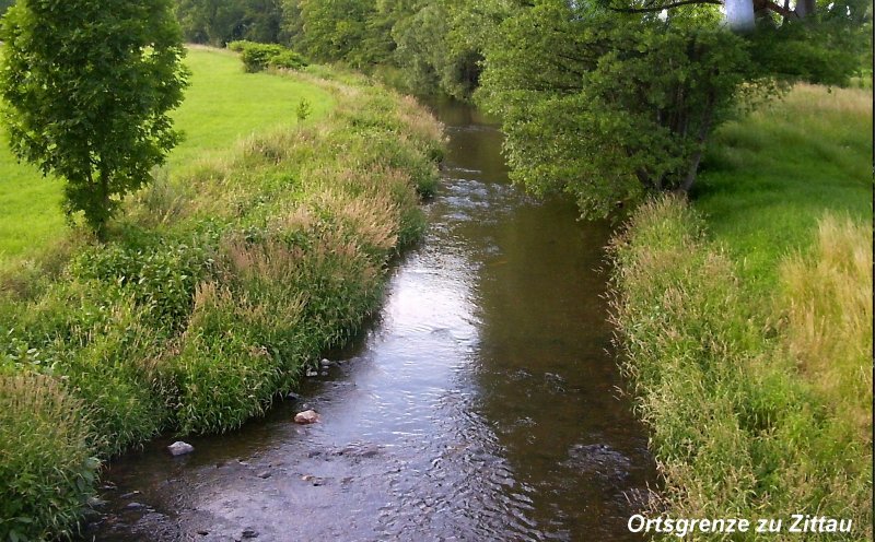 Die Mandau zwischen Zittau und Hrnitz, Sommer 2004