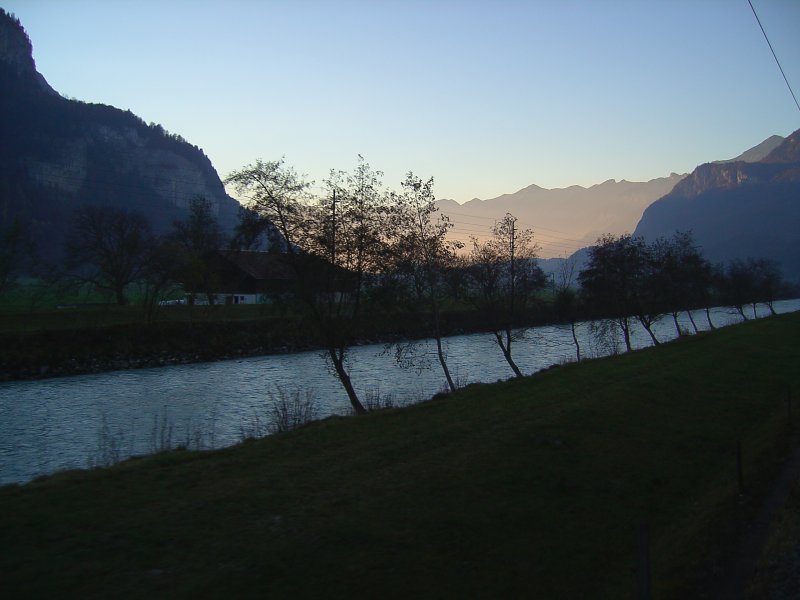 Dieses Foto entstand wehrend der Zugfahrt von Interlaken Ost nach Luzern.