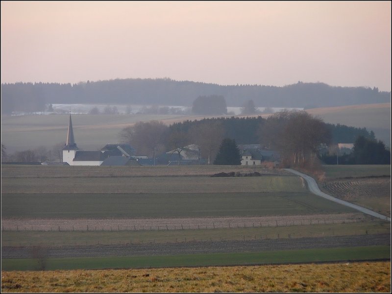 Drfliche Idylle im Abendlicht. 29.01.09 (Jeanny)