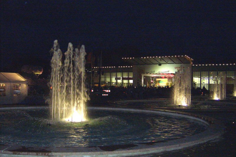 ega (gartenbauausstelung) ERFURT, Lichterfest 2004