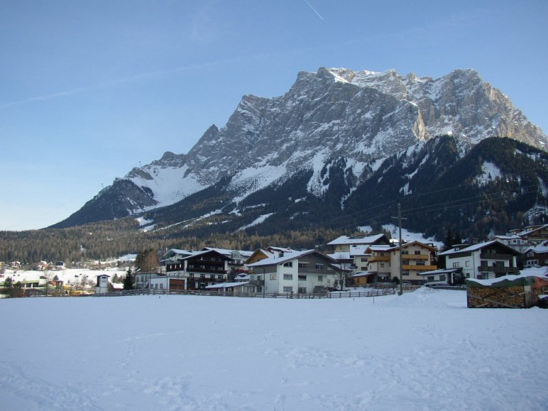 Ein Blick auf Ehrwald!!! 28.12.07