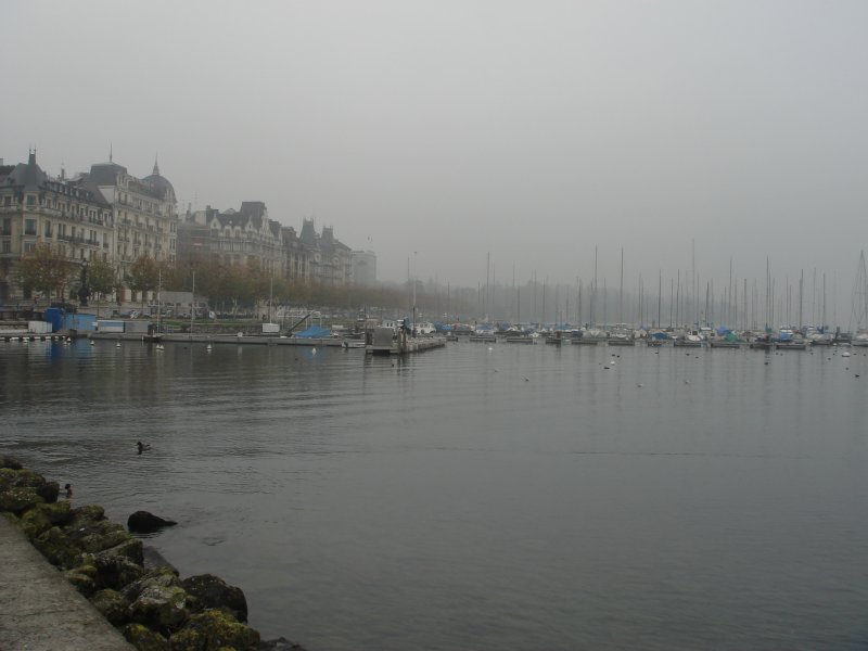 Ein Blick auf den Genfer See.