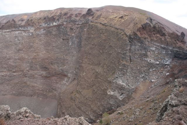 Ein letzter Blick in den Krater.