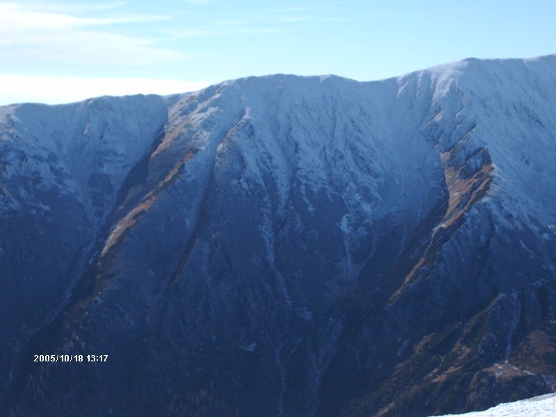 Ein Teil der steilen Berge in der Niederen Tatra. Und manche sagen die Niedere Tatra ist nicht so schlimm.