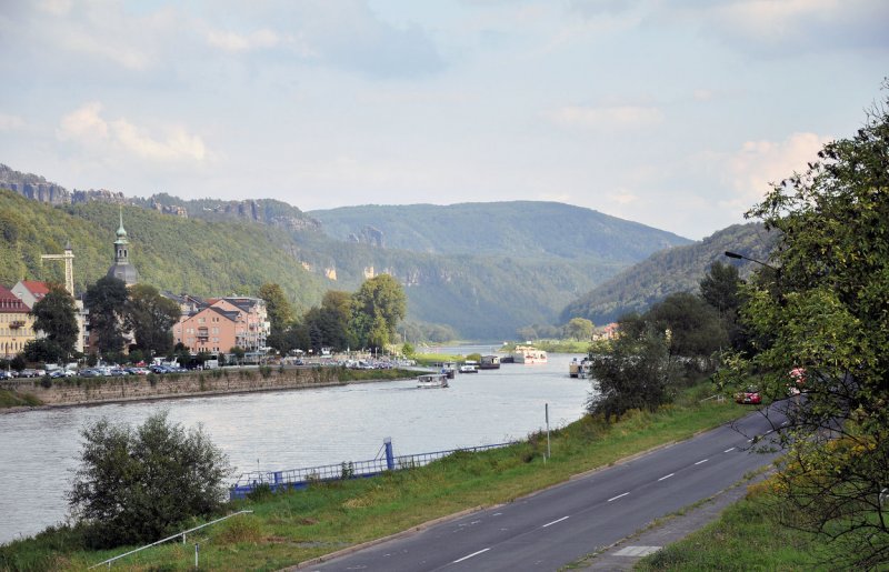 Elbe bei Bad Schandau - 02.09.2009