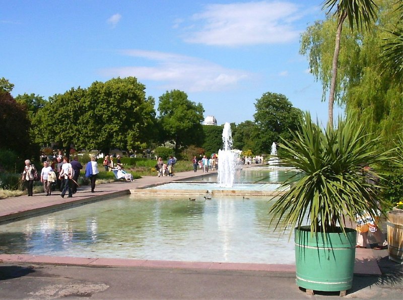 Erfurt - ega, Wasserachse, Sommer 2004