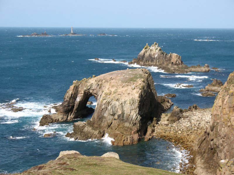 Faszienierende Felsformationen bei Land's End.
(April 2008)