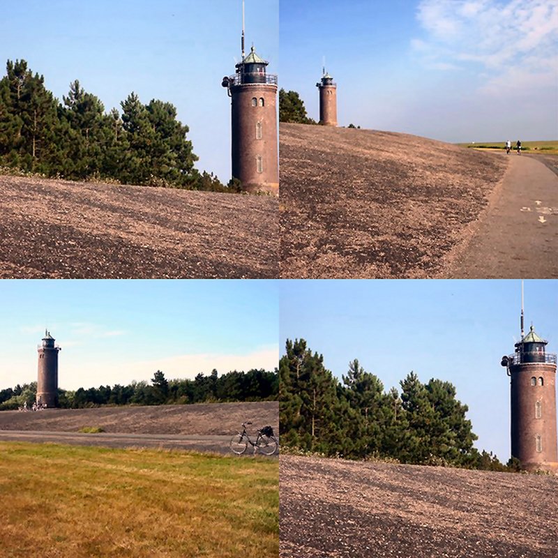 Fotomontage -
Leuchtturm St. peter-Ording - Dorf -
Foto von 2004