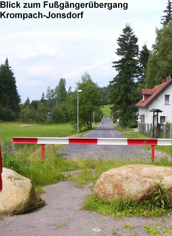 Fugngergrenzbergang bei Jonsdorf, Sommer 2004