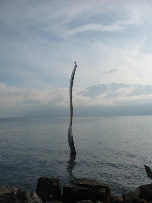 Gesehen, am 31.10.08 in Vevey, in der Nhe von Montreux.