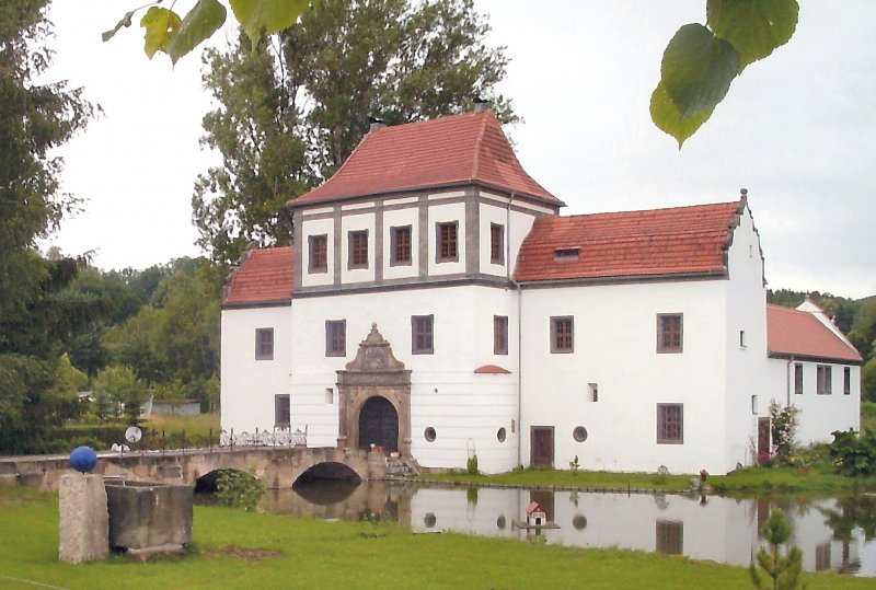 Hainewalde, Zittauer Gebirge im Sommer 2004