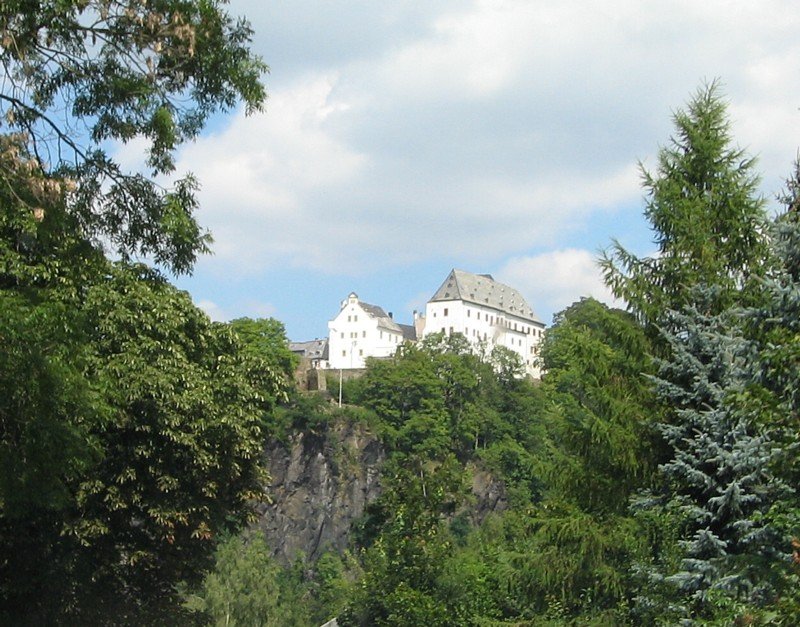 Hoch ber dem Zschopautal thront das Schlo Wolkenstein, 04.08.07