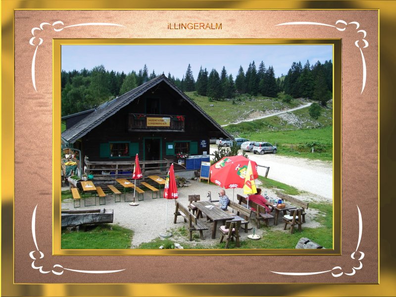 Illingeralm unterhalb des Zwlferhorns b. St.Gilgen(Salzkammergut) Einmal etwas anders fotografiert. 8/08