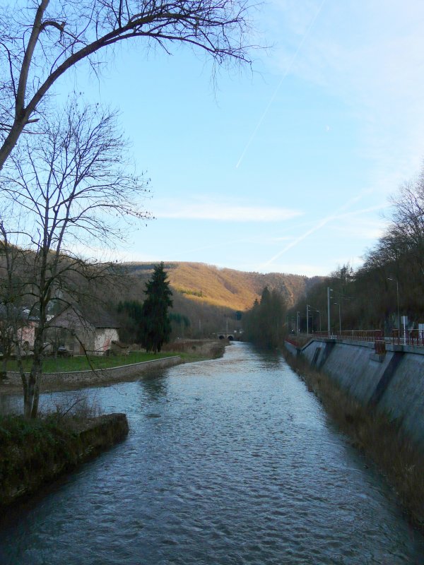 In Kautenbach (Luxemburg) mndet die Clerve in die Wiltz. 16.12.07