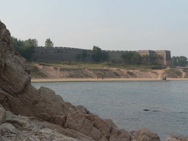 In Shanhaiguan endet die Groe Mauer am Gelben Meer. 09/2007