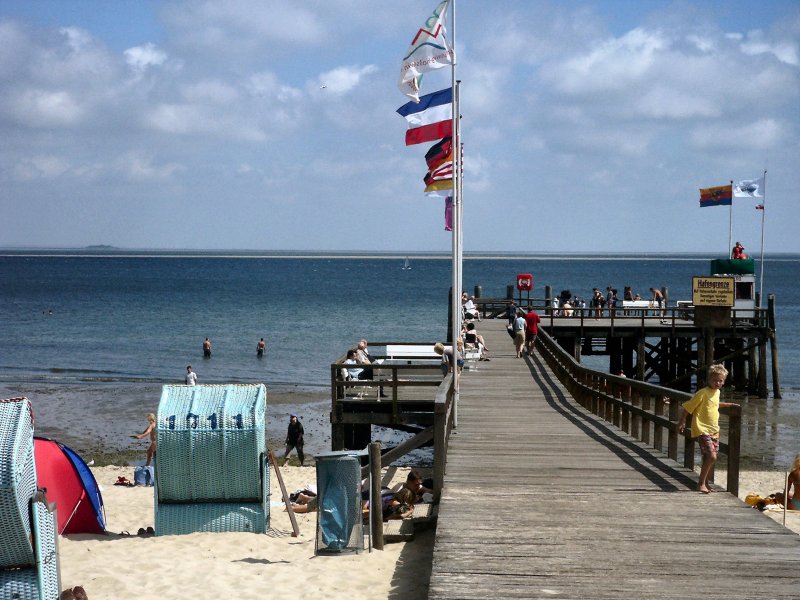 Insel Fhr, am Strand im Sommer 2003