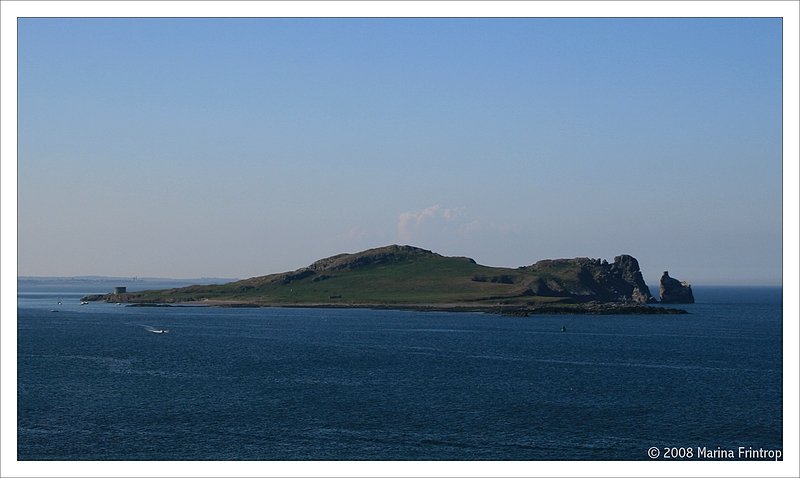 Irland's Eye - Insel an der Kste vor Portmarnock bzw. Howth, Irland County Fingal. Nur ein paar Autominuten von Dublin entfernt.