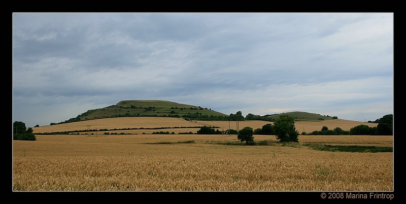 Kein Ufo in Sicht - Cley Hill Grafschaft Wiltshire UK. 