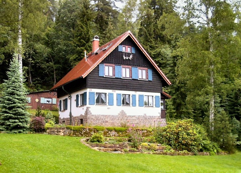 Kurort Jonsdorf im Zittauer Gebirge, Sommer 2004