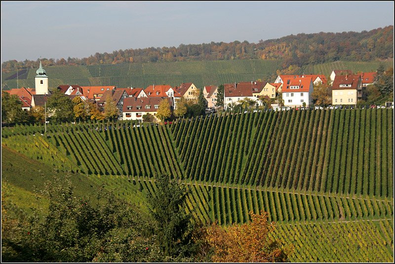 Ländlich -

Obwohl es gar nicht danach aussieht ist dies doch ein Stadtteil einer Großstadt: Stuttgart-Rotenberg. 

11.10.2008 (M)