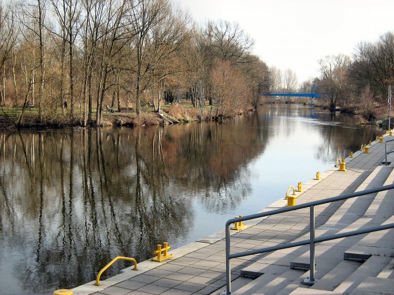 Landschaft an der Havel in Oranienburg, Februar 2008
