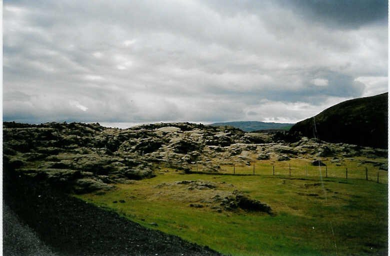Lavawste von Eldhraun in Island